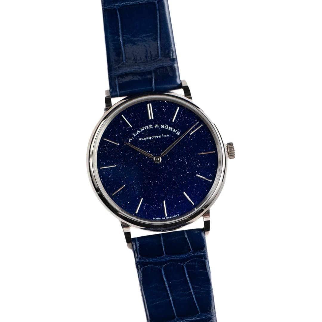 A. Lange & Söhne Saxonia Thin White Gold Aventurine Dial 40mm