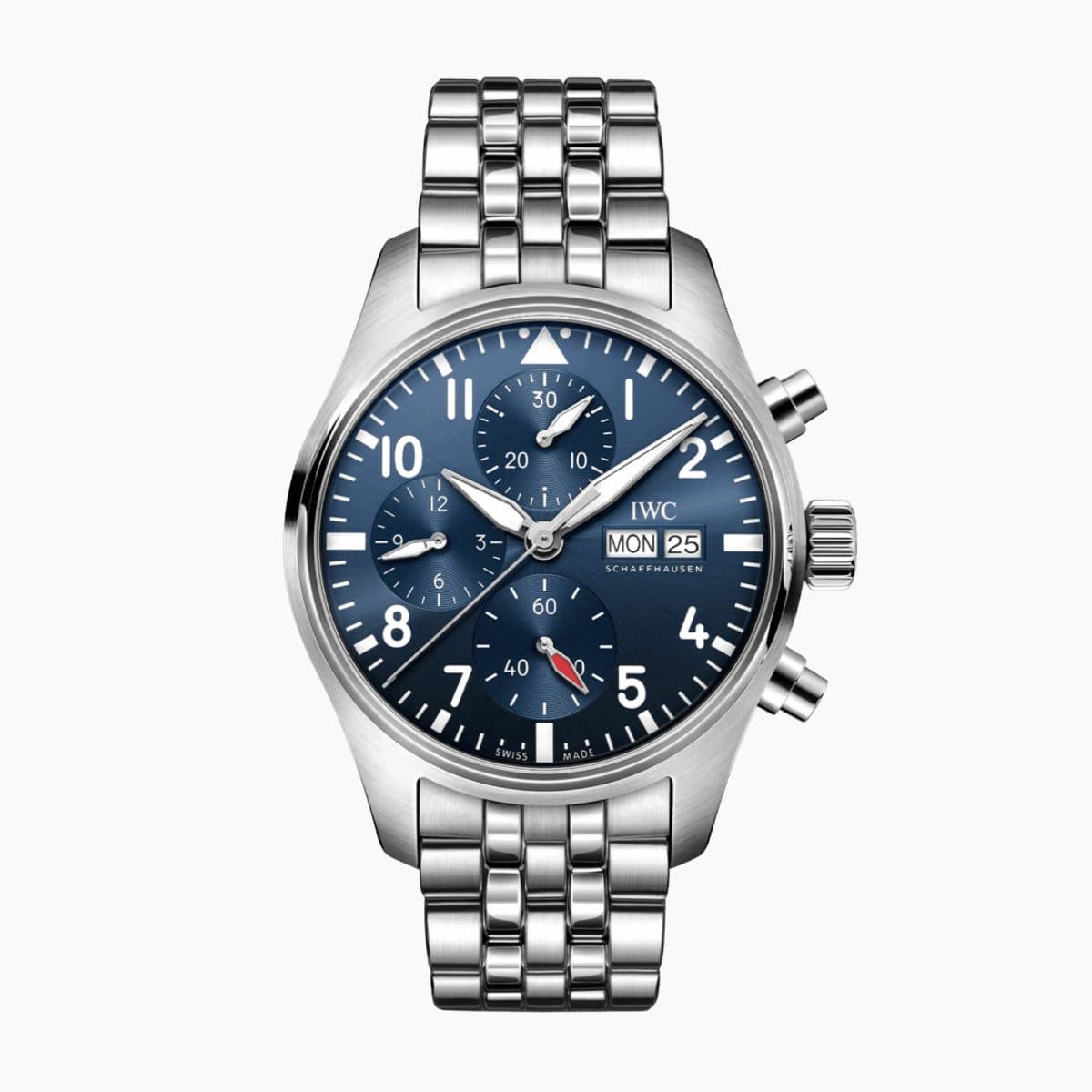 IWC Pilot's Watch Chronograph Steel Blue Dial 41mm