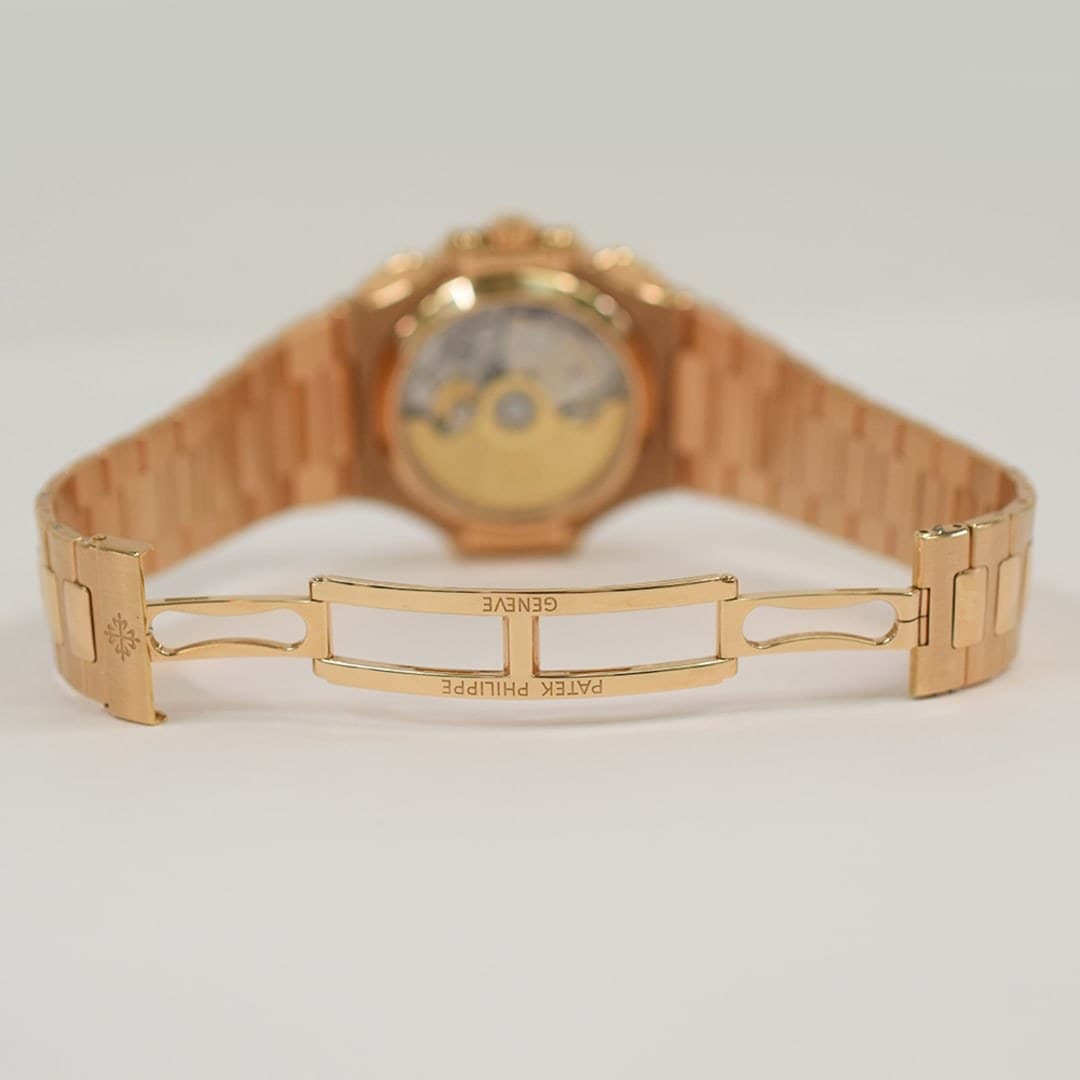Patek Philippe Nautilus Chronograph Rose Gold Black Dial 40mm photo 5