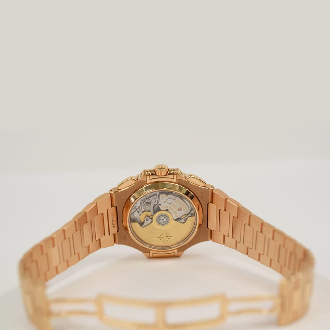 Patek Philippe Nautilus Chronograph Rose Gold Black Dial 40mm photo 6