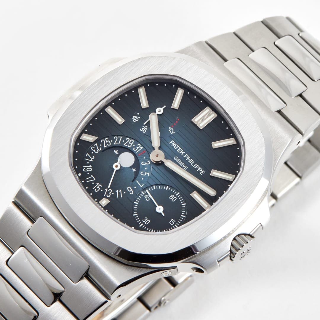 Patek Philippe Nautilus Moonphase Steel Blue Dial 40mm photo 2