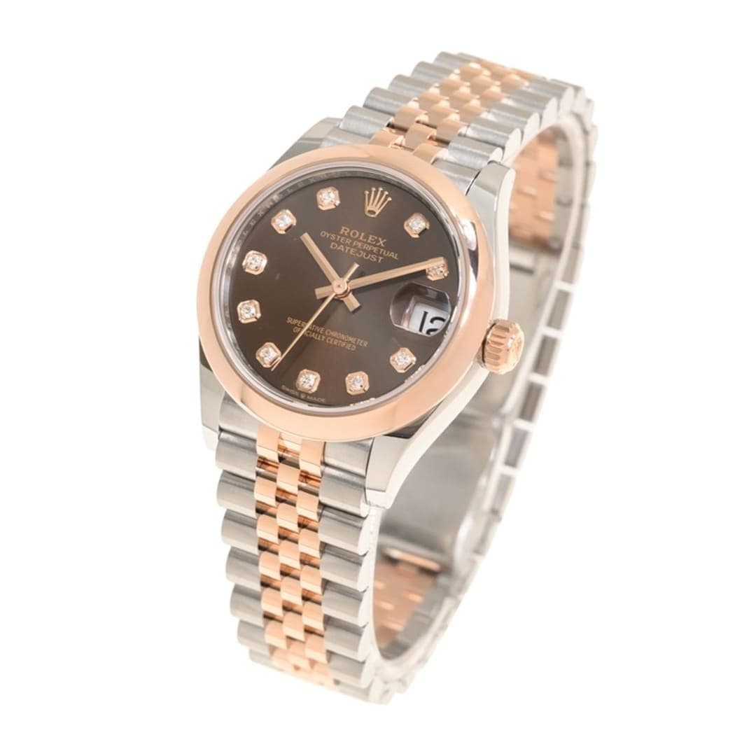Rolex Datejust Rose Gold & Steel Jubilee Brown Dial 31mm photo 3