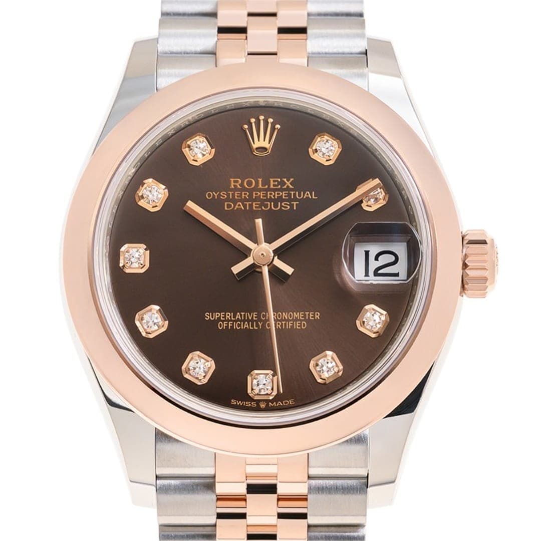 Rolex Datejust Rose Gold & Steel Jubilee Brown Dial 31mm photo 4