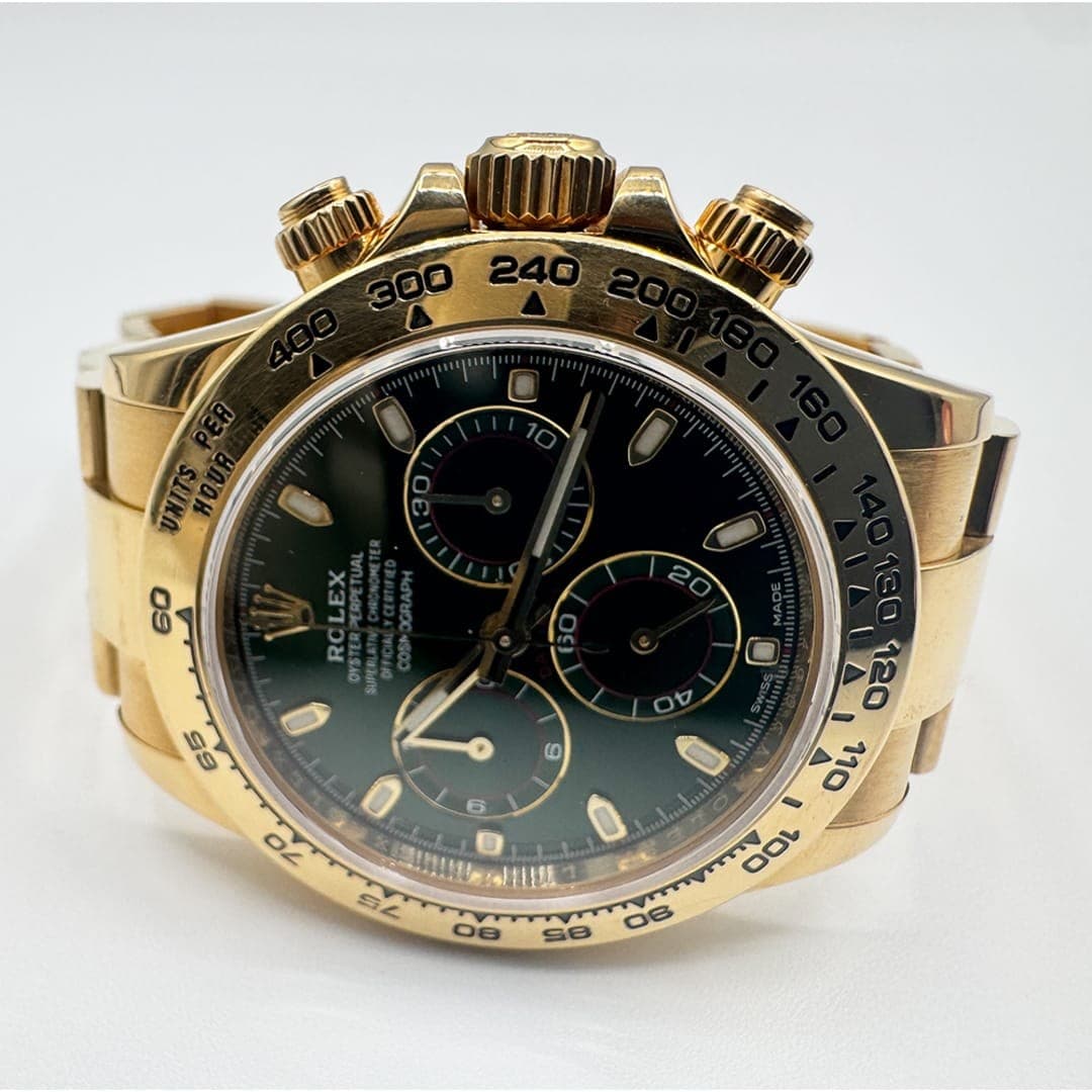 Rolex Daytona Yellow Gold Green Dial "John Mayer" 40mm photo 3