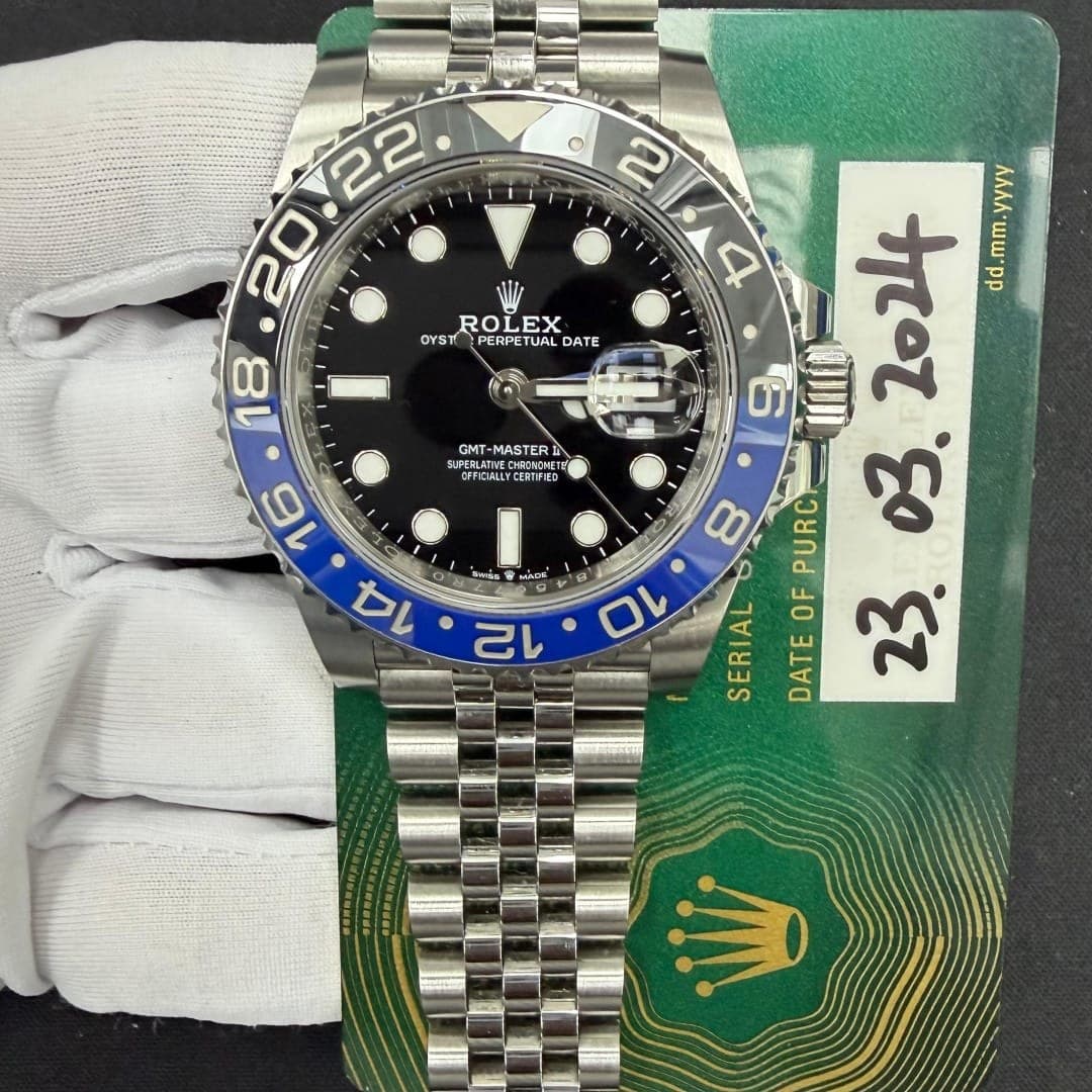 Rolex GMT-Master II Steel Jubilee Black Dial "Batgirl" 40mm photo 3