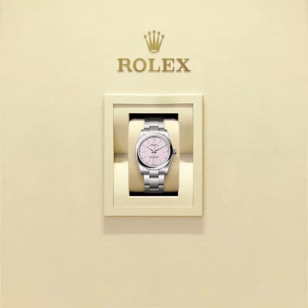 Rolex Oyster Perpetual Steel Pink Dial 34mm photo 6