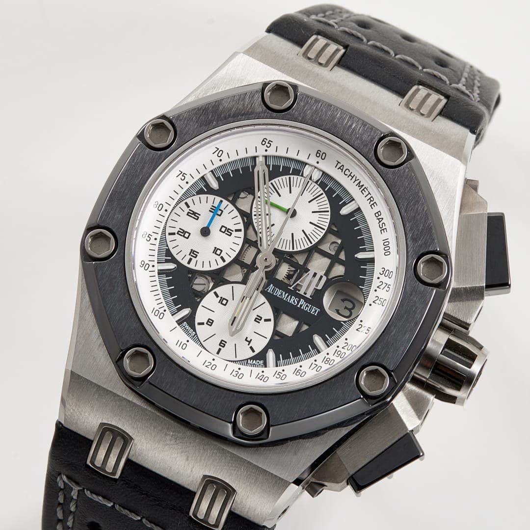 Audemars Piguet Royal Oak Offshore "Barrichello II" Titanium Black Dial 42mm