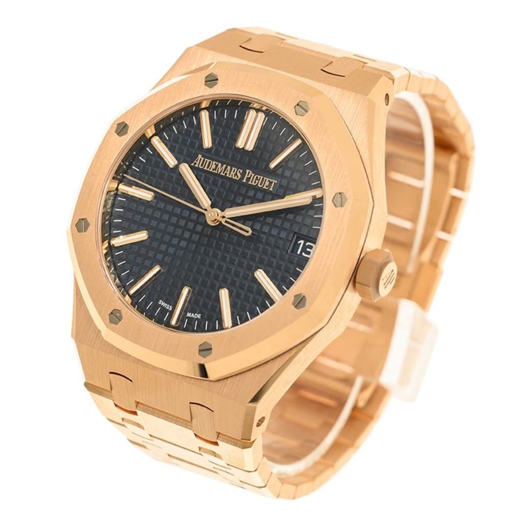 Audemars Piguet Royal Oak Selfwinding Rose Gold Blue Dial 41mm photo 3