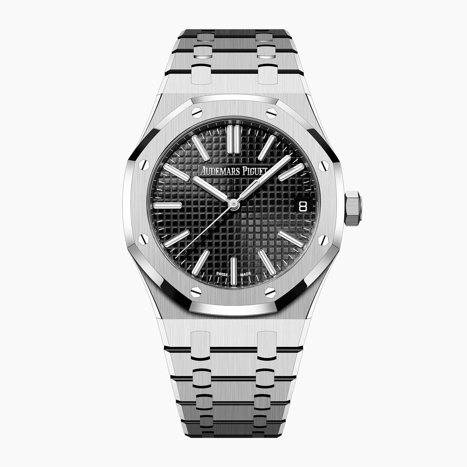Audemars Piguet Royal Oak Selfwinding Steel Black Dial 41mm