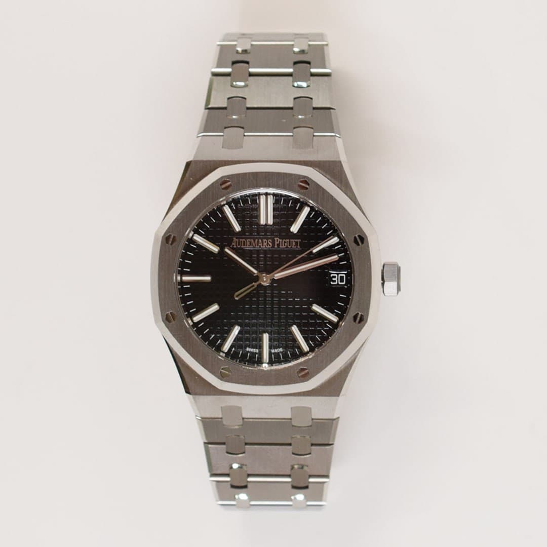 Audemars Piguet Royal Oak Selfwinding Steel Black Dial 41mm