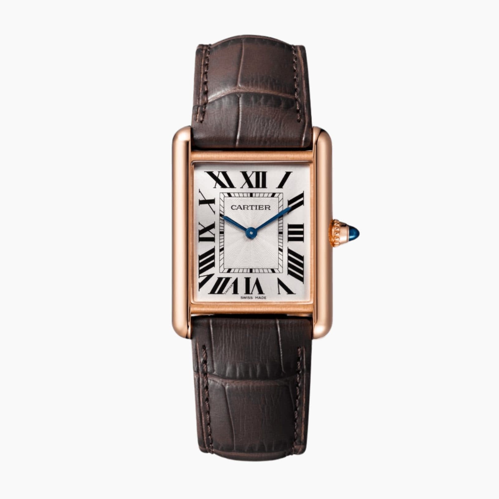 Cartier Tank Louis Rose Gold Silver Dial 25mm