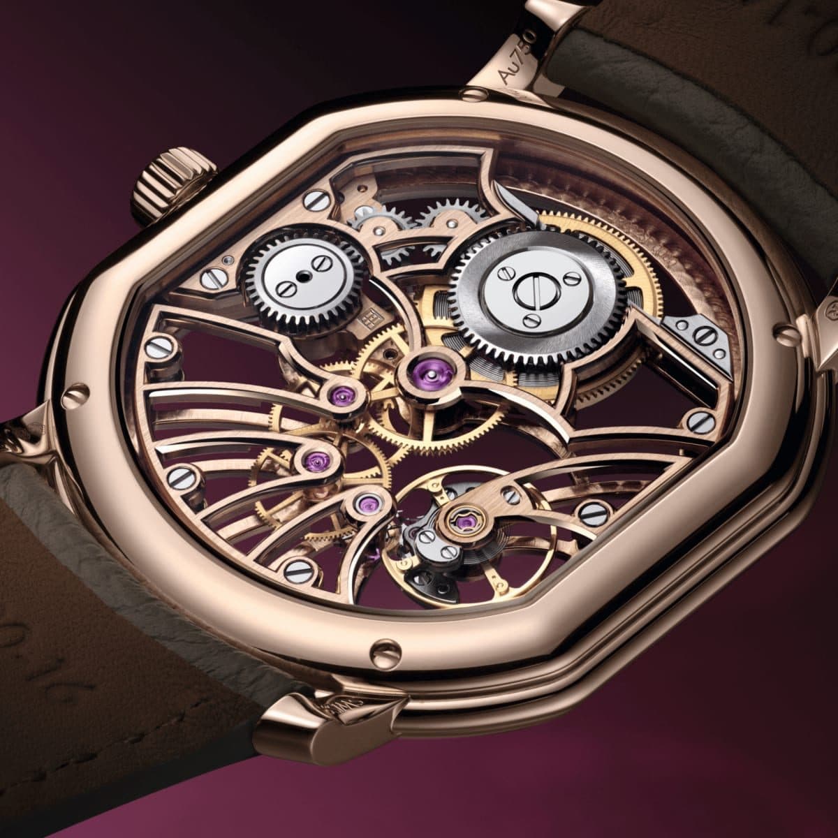 Daniel Roth Extra Plat Rose Gold Skeleton Dial 38mm photo 2