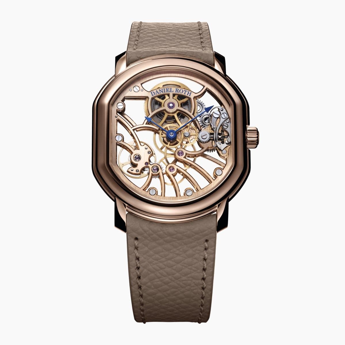 Daniel Roth Extra Plat Rose Gold Skeleton Dial 38mm