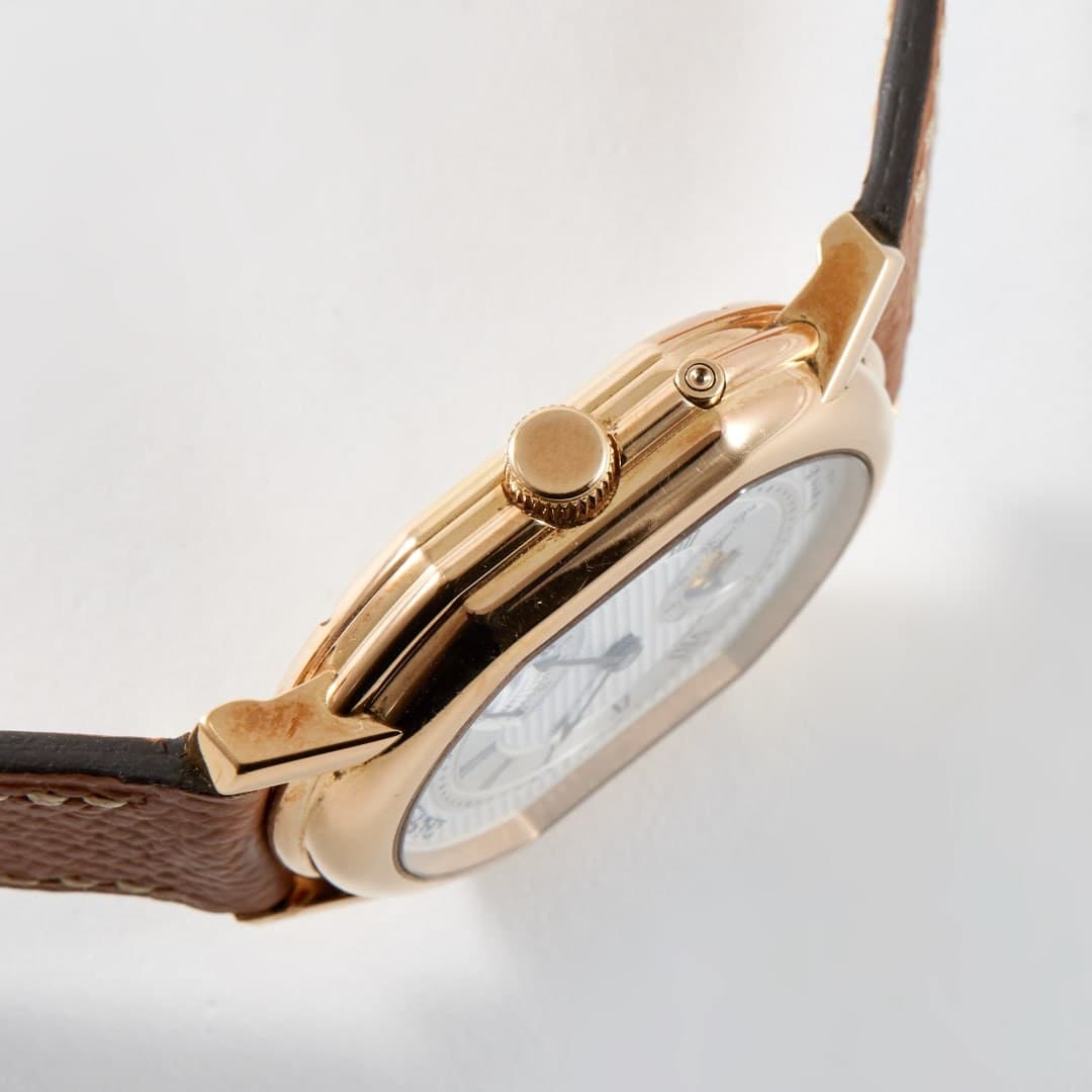 Daniel Roth Moonphase Power Reserve Yellow Gold Silver Dial 33mm photo 4