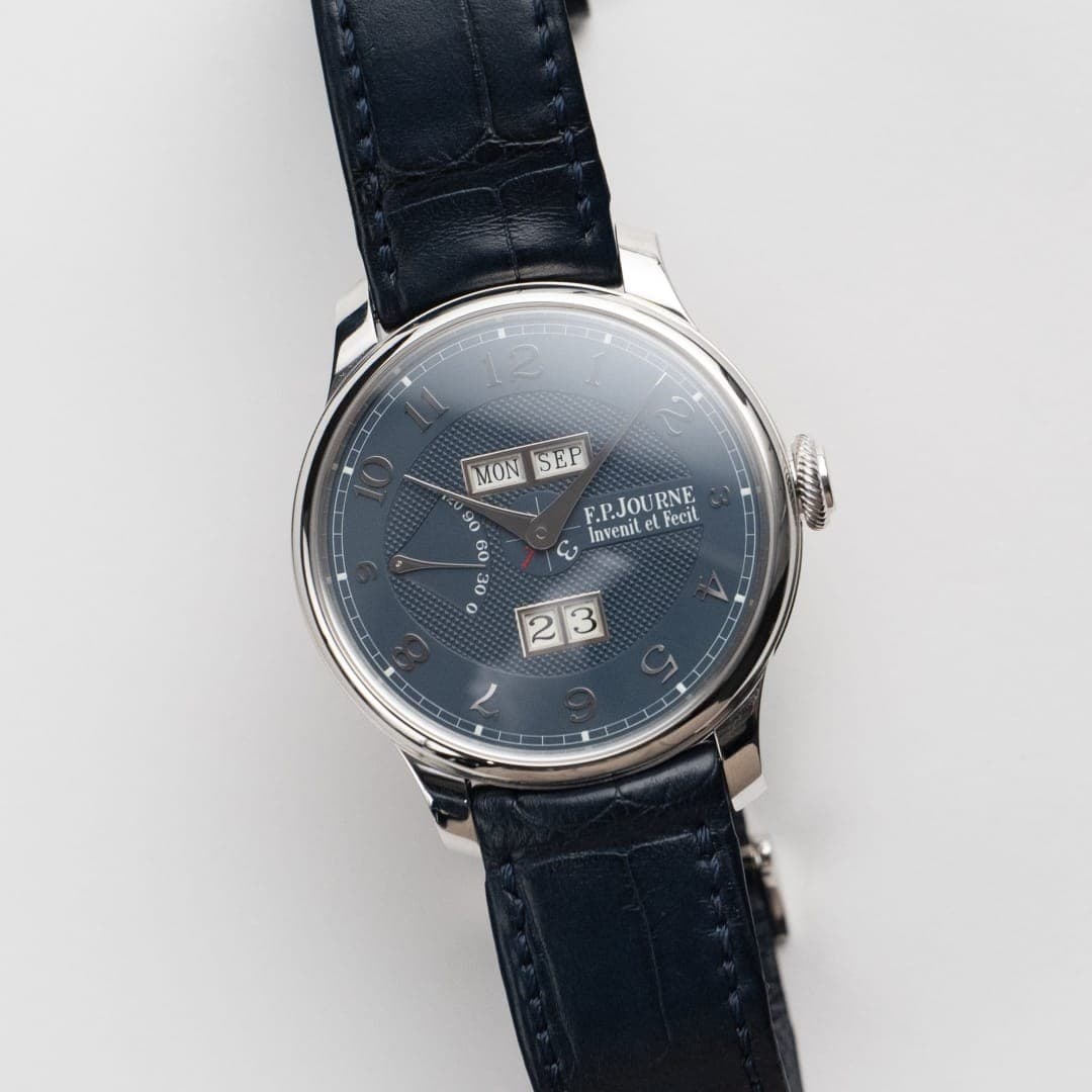 F.P. Journe Quantième Perpétuel Platinum Blue Dial 40mm photo 2