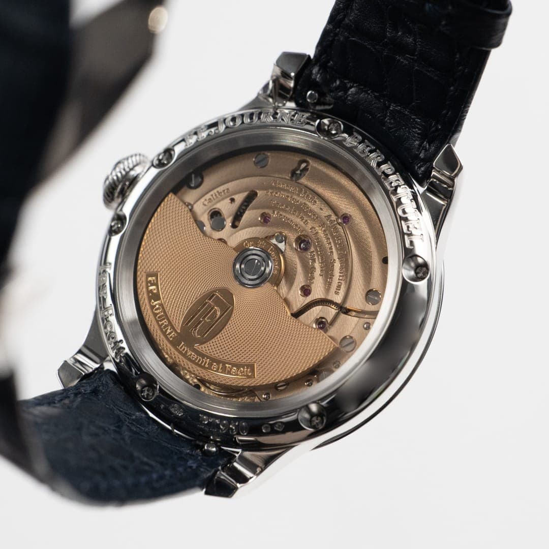 F.P. Journe Quantième Perpétuel Platinum Blue Dial 40mm photo 3