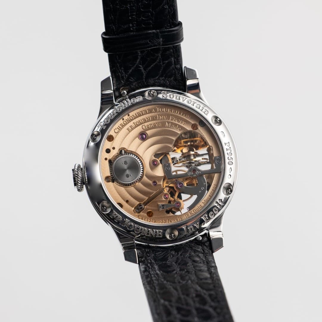 F.P. Journe Black Label Vertical Tourbillon Platinum Black Dial 42mm photo 3