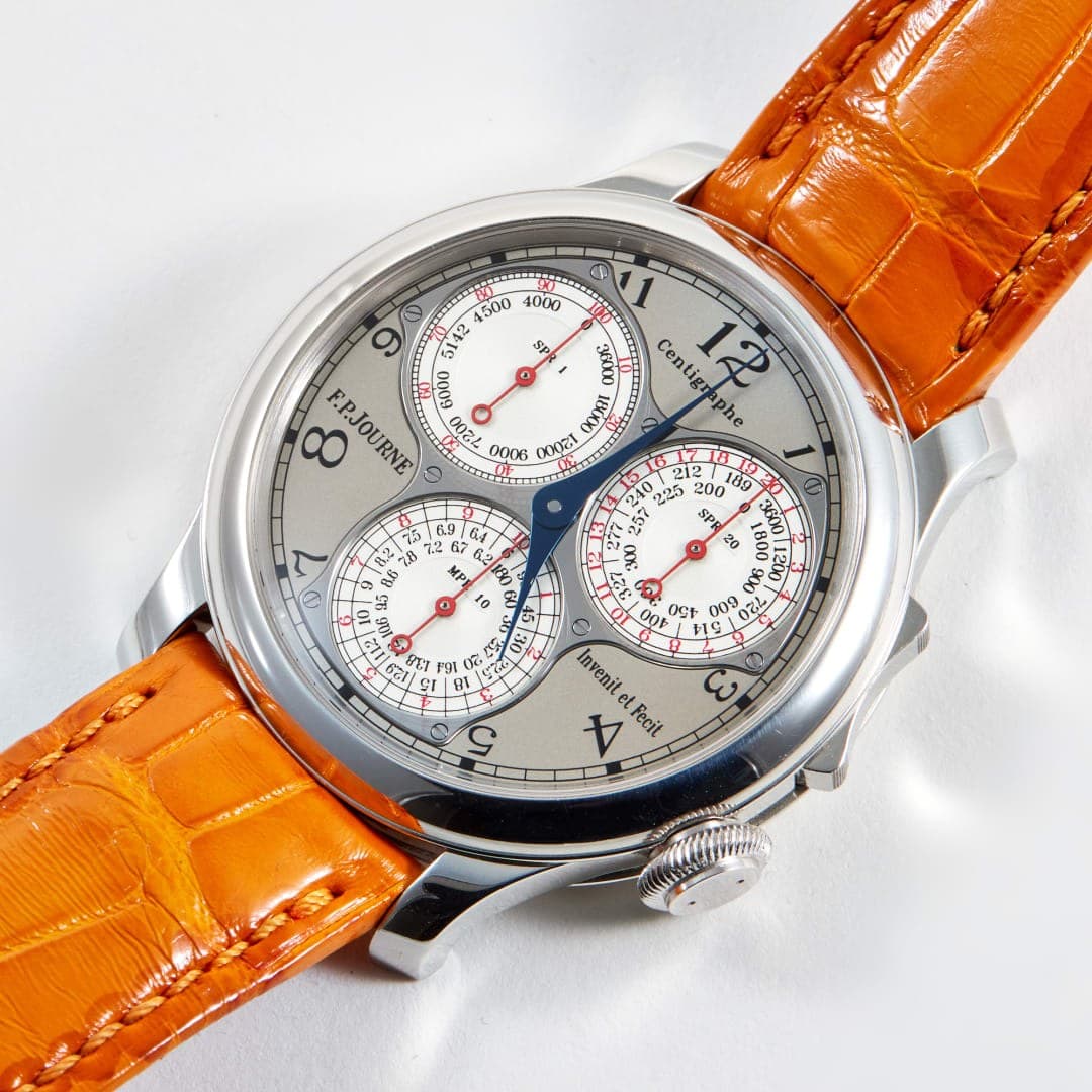 F.P. Journe Centigraph Souverain Platinum Grey Dial 40mm