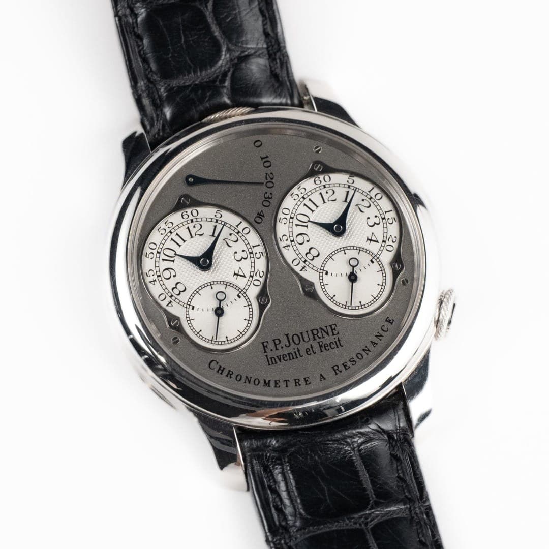 F.P. Journe Chronomètre À Résonance Platinum Silver Dial 40mm