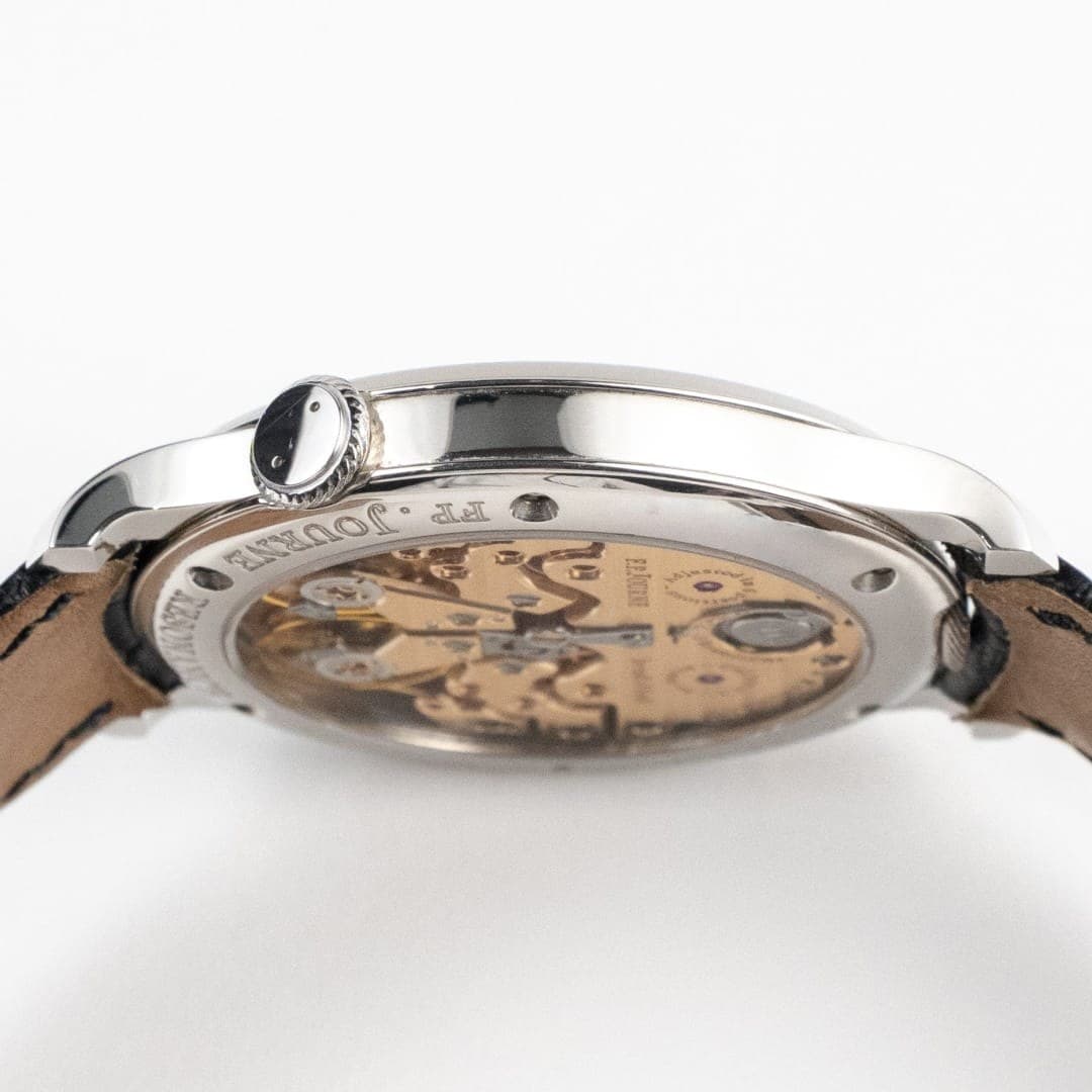 F.P. Journe Chronomètre À Résonance Platinum Silver Dial 40mm photo 5