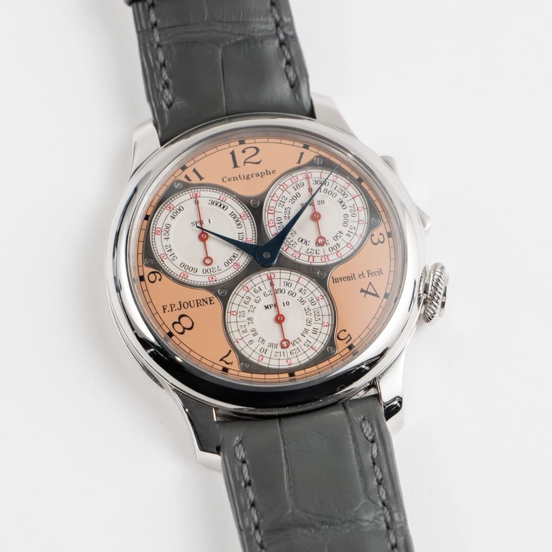 F.P. Journe Centigraphe Souverain Platinum Salmon Dial 40mm photo 2