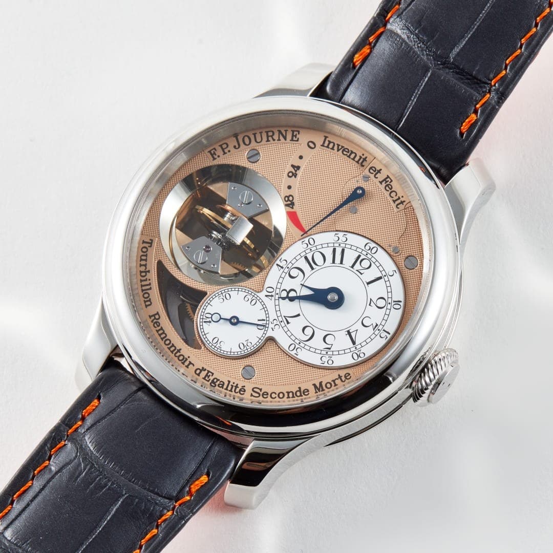 F.P. Journe Vertical Tourbillon Platinum Salmon Dial 42mm