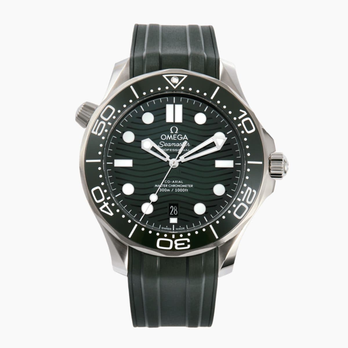 Omega Seamaster Diver 300m Steel Green Dial 42mm