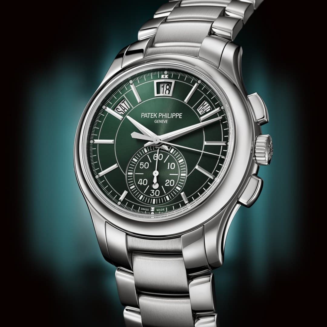 Patek Philippe Annual Calendar Chronograph Steel Green Dial 42mm photo 2