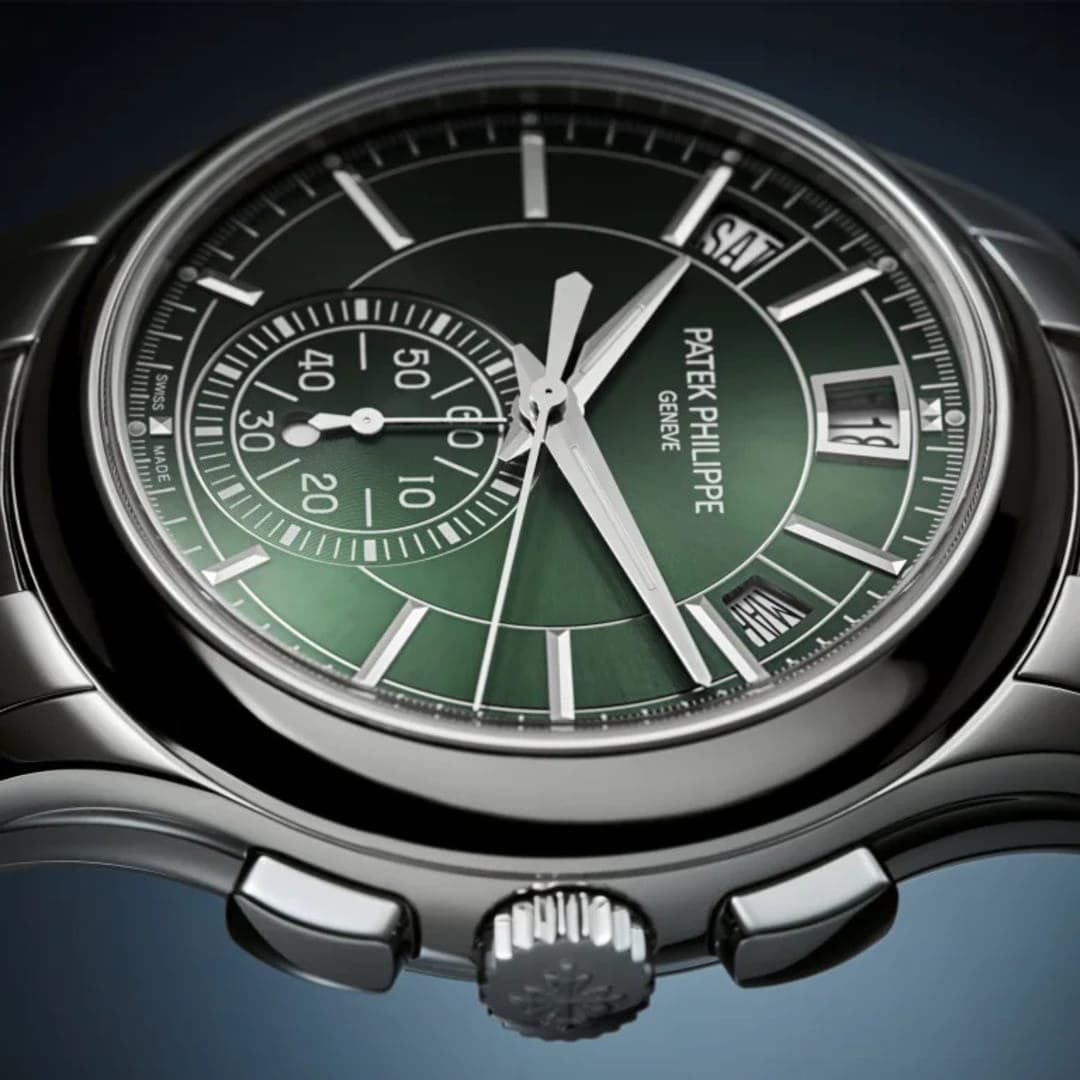 Patek Philippe Annual Calendar Chronograph Steel Green Dial 42mm photo 3