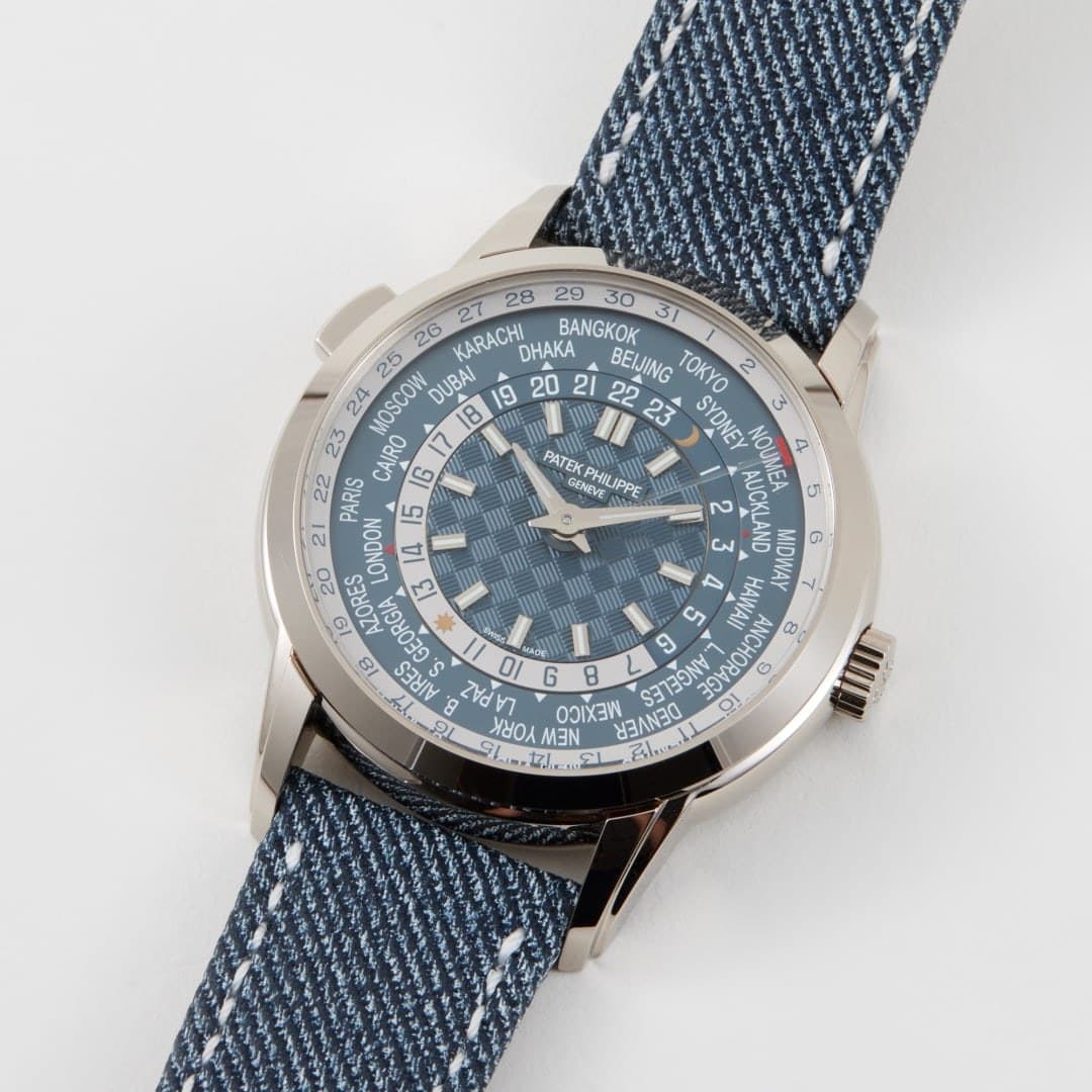 Patek Philippe Complications World Time White Gold Blue Dial 40mm