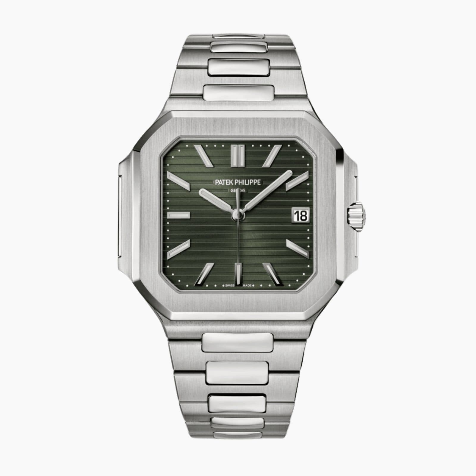 Patek Philippe Cubitus Date Steel Green Dial 45mm