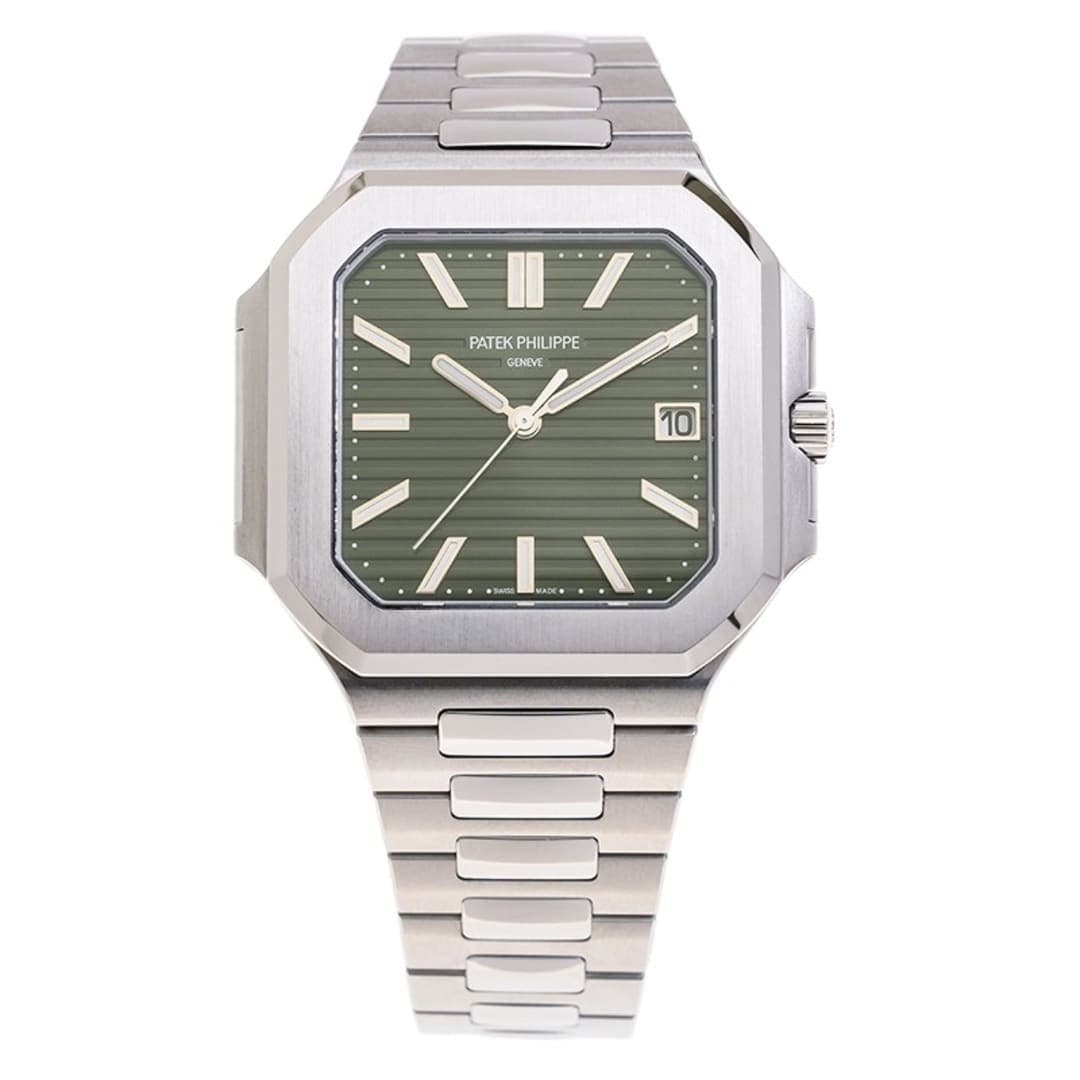 Patek Philippe Cubitus Date Steel Green Dial 45mm