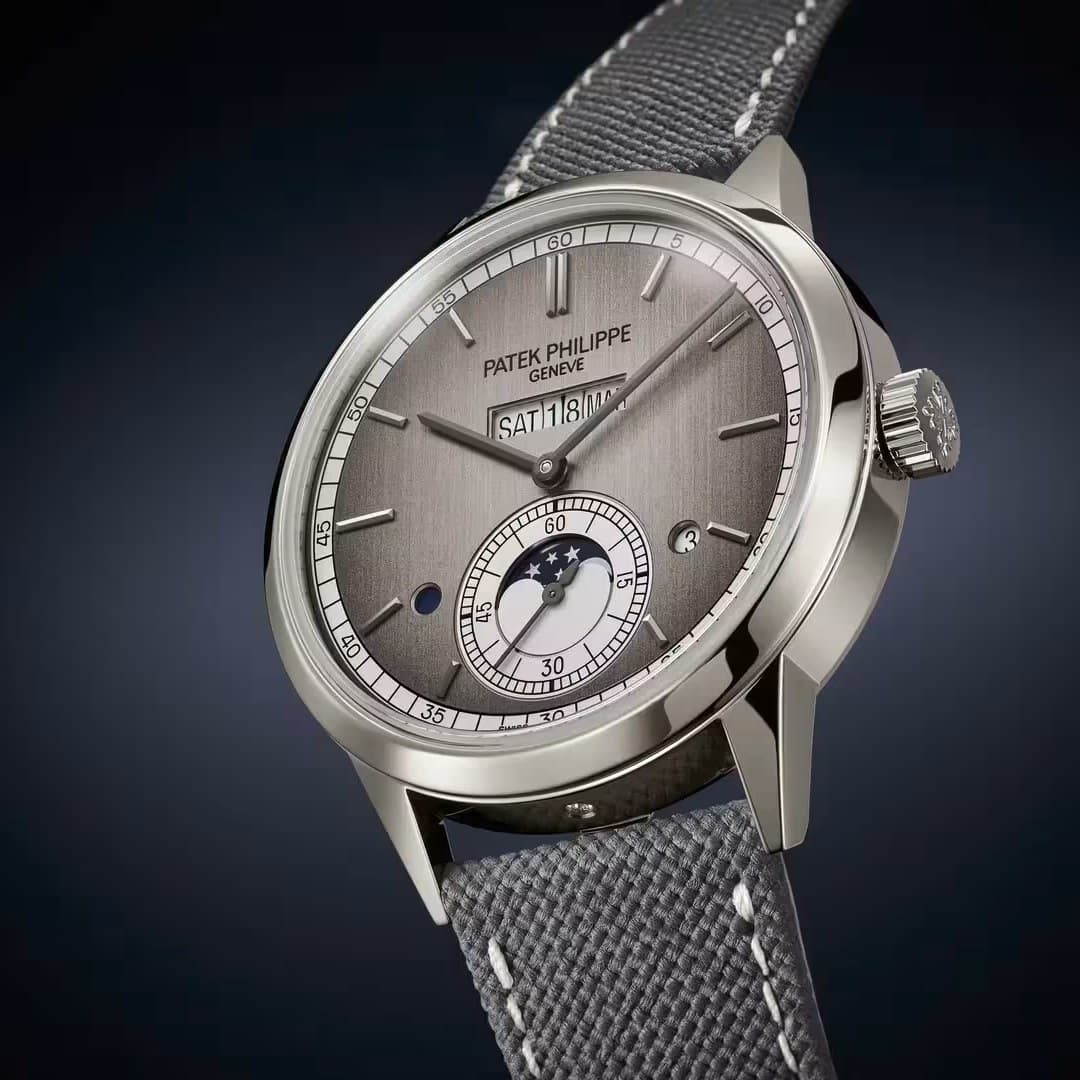 Patek Philippe Perpetual Calendar Platinum Grey Dial 41mm
