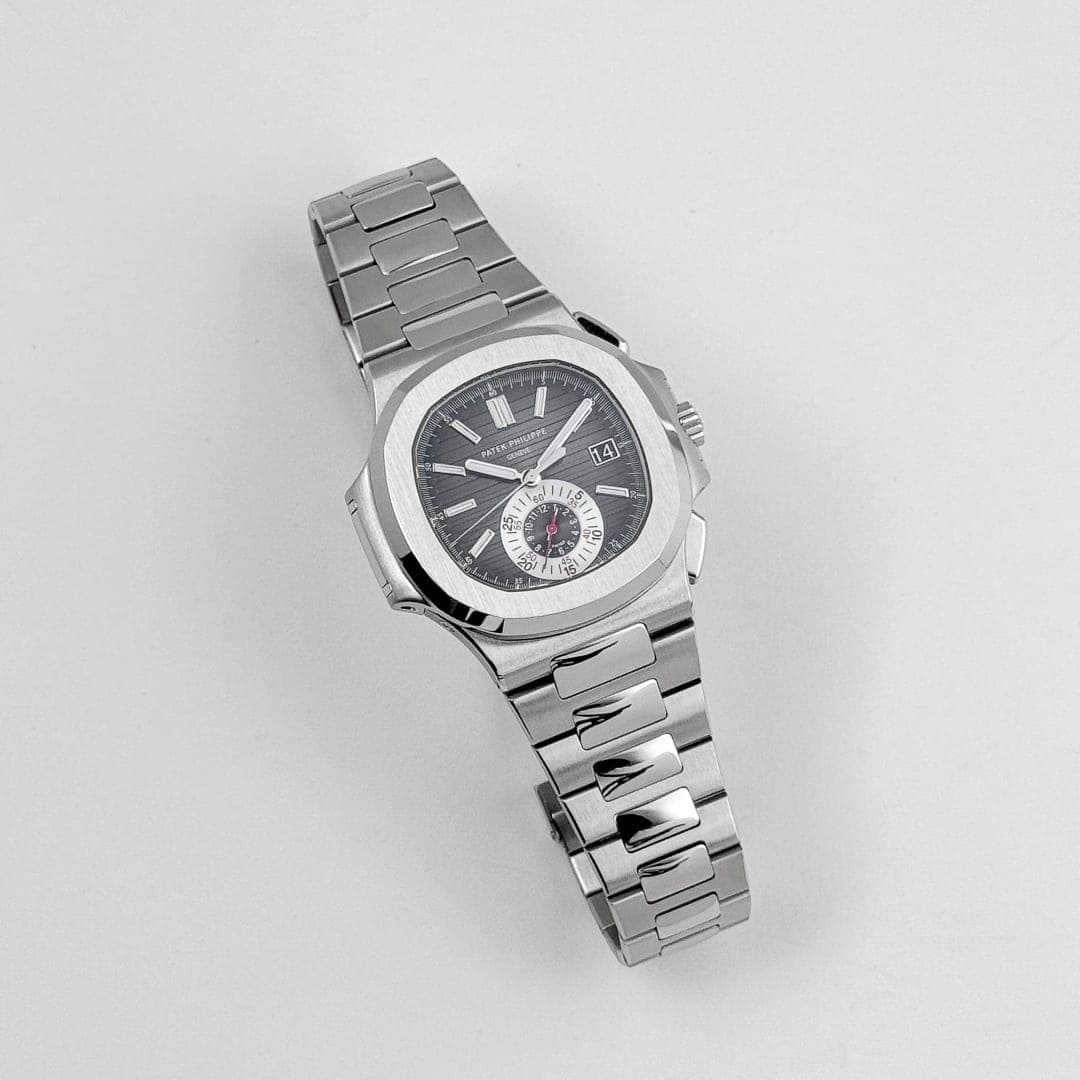 Patek Philippe Nautilus Chronograph Steel Black Dial 40mm
