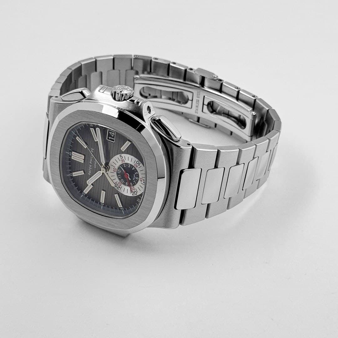 Patek Philippe Nautilus Chronograph Steel Black Dial 40mm photo 3
