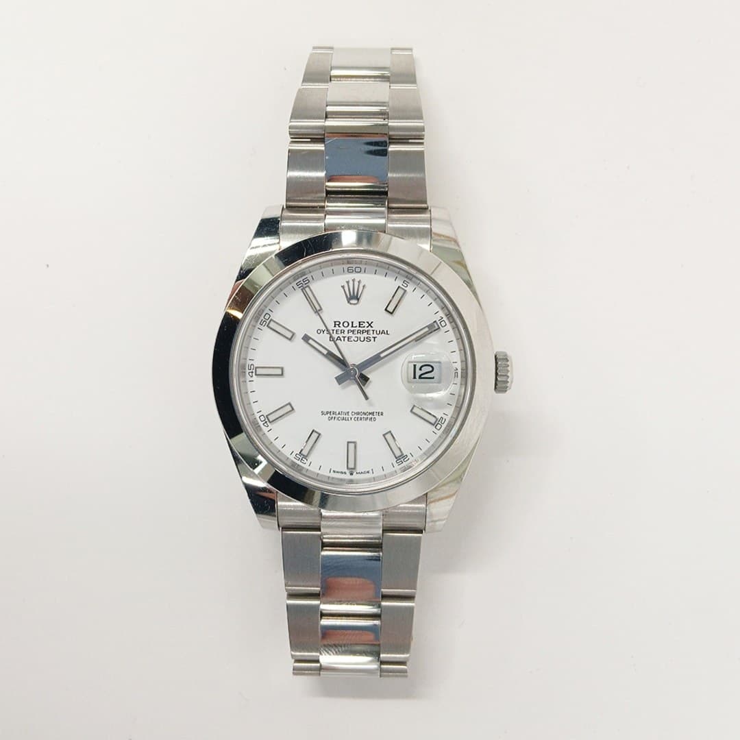 Rolex Datejust Steel White Dial 41mm photo 2
