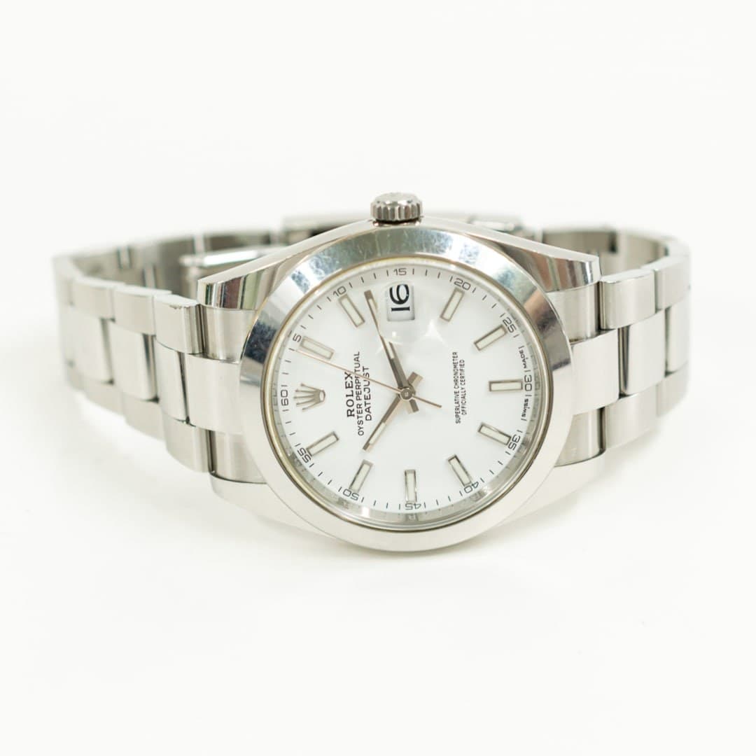 Rolex Datejust Steel White Dial 41mm photo 3