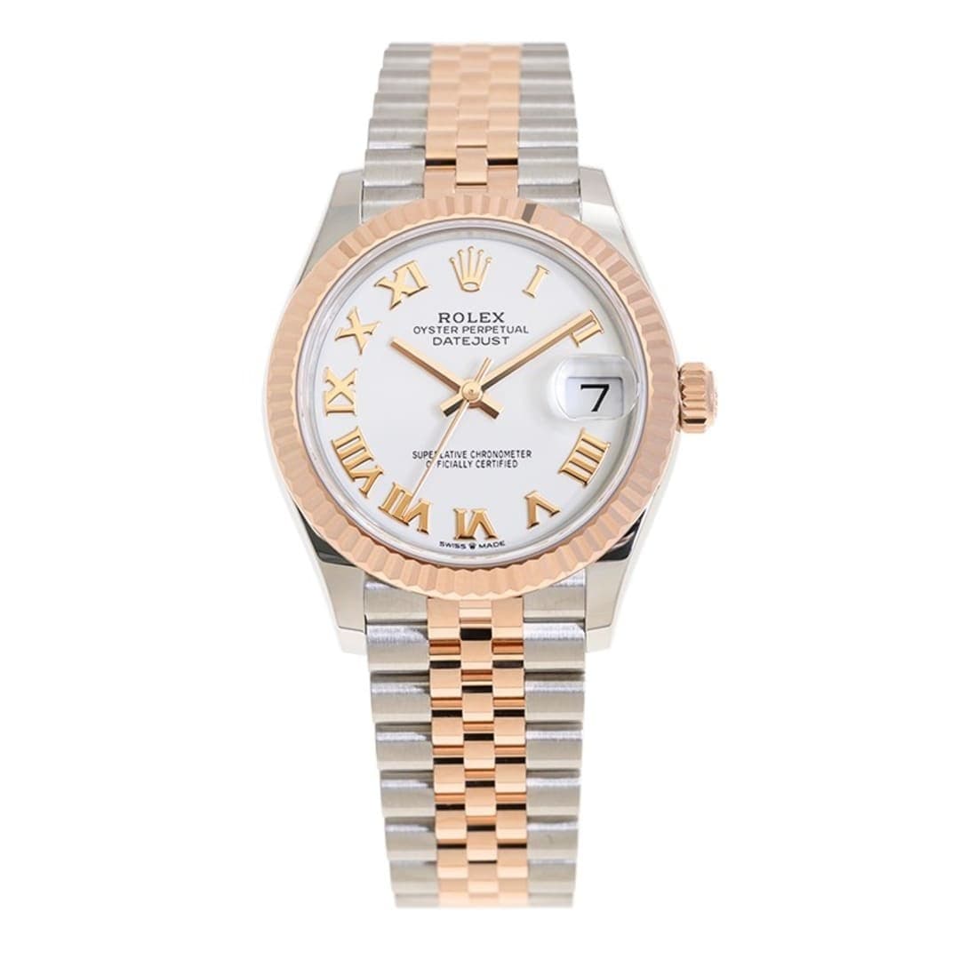Rolex Datejust Rose Gold & Steel Jubilee White Dial 31mm photo 2
