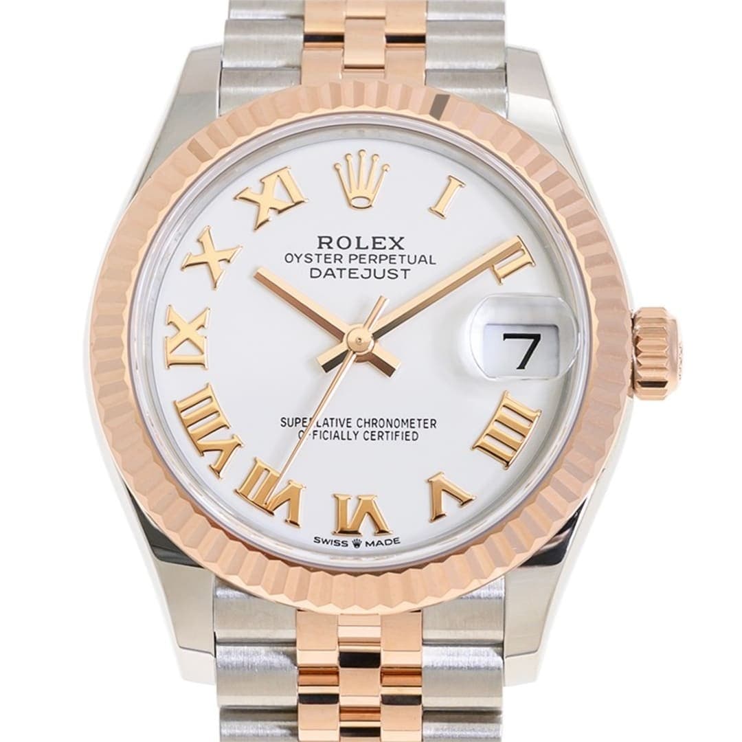 Rolex Datejust Rose Gold & Steel Jubilee White Dial 31mm photo 4