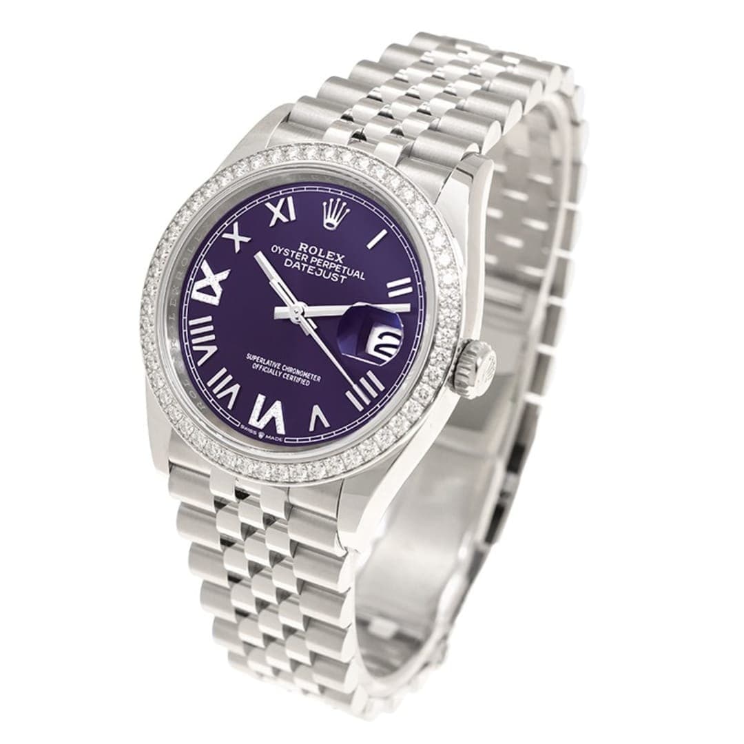 Rolex Datejust Steel Diamond Jubilee Purple Dial 36mm photo 3