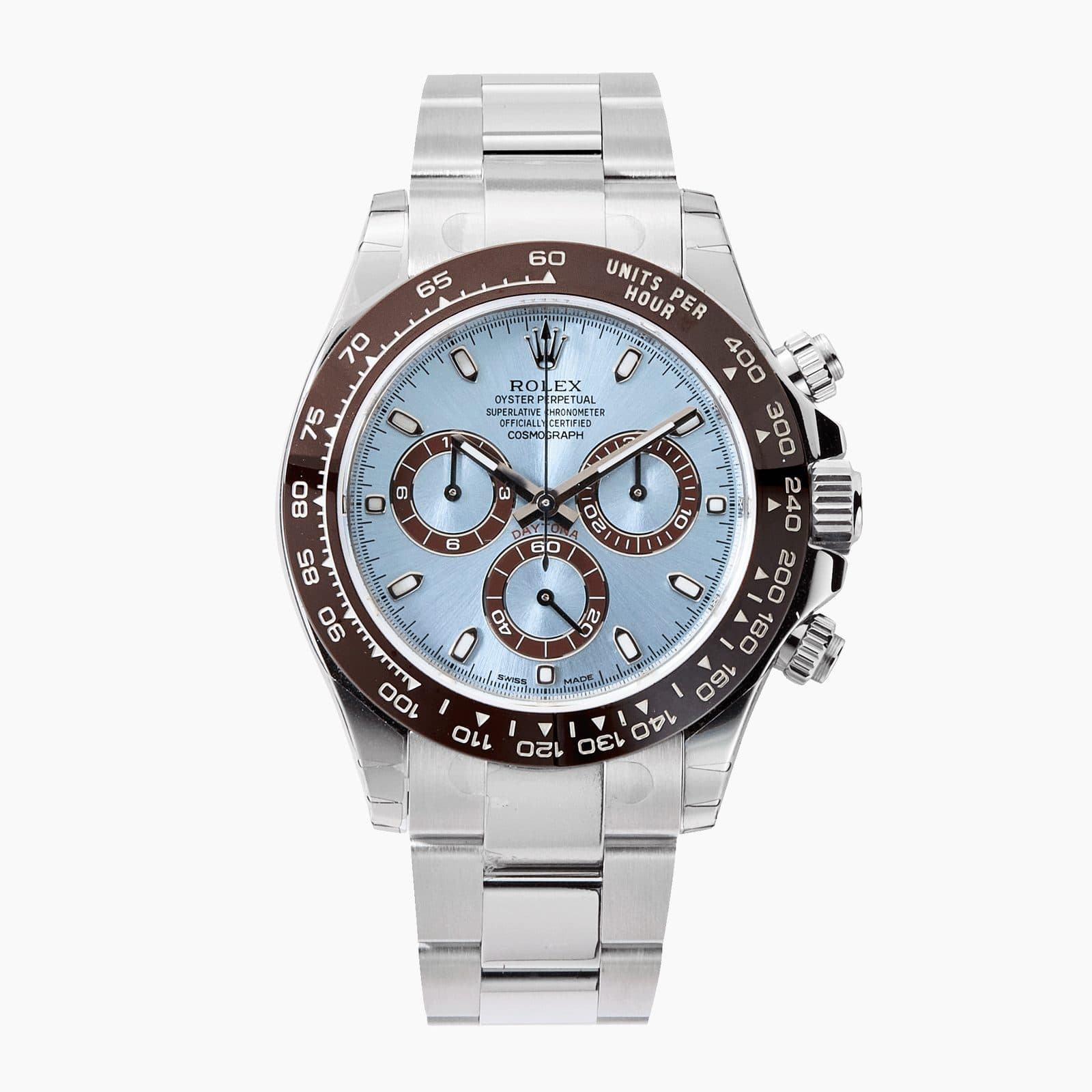 Rolex Daytona Platinum Ice Blue Dial 40mm