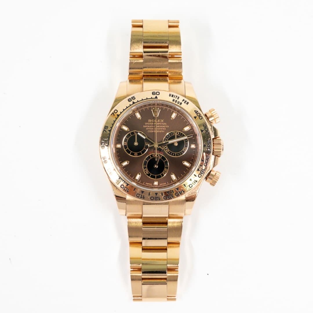 Rolex Daytona Rose Gold Brown Dial 40mm photo 2