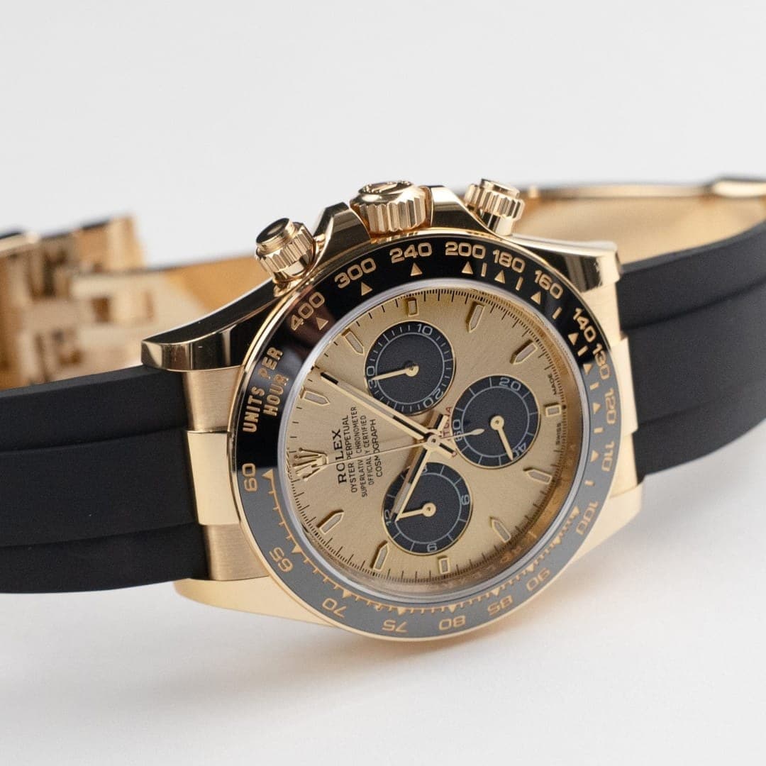 Rolex Daytona Yellow Gold Oysterflex Champagne Dial 40mm photo 6