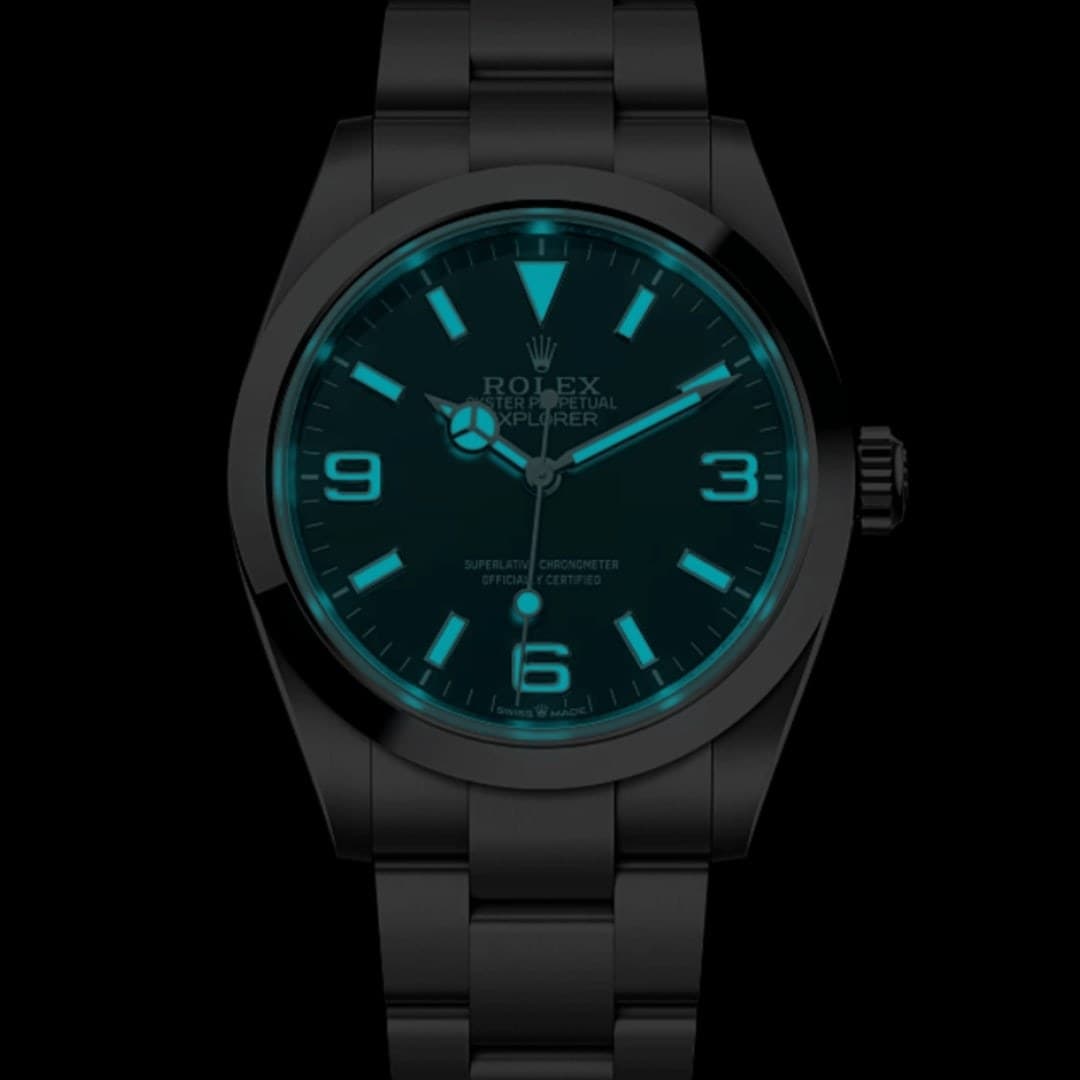 Rolex Explorer Steel Black Dial 40mm photo 3