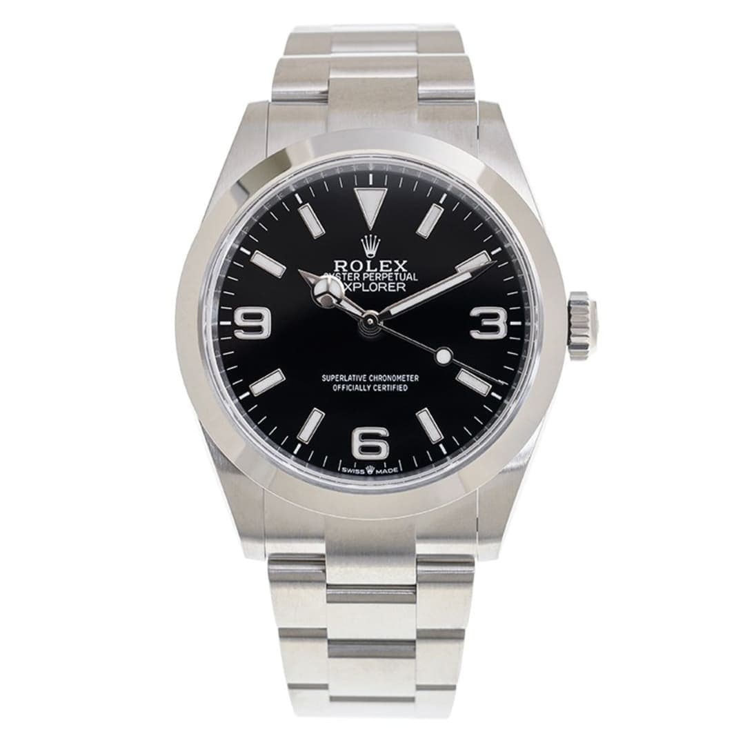 Rolex Explorer Steel Black Dial 40mm photo 2