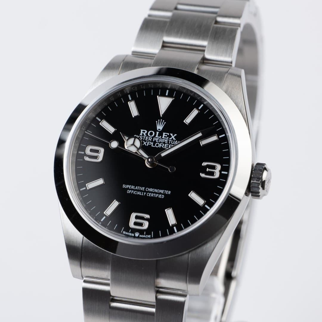 Rolex Explorer Steel Black Dial 40mm