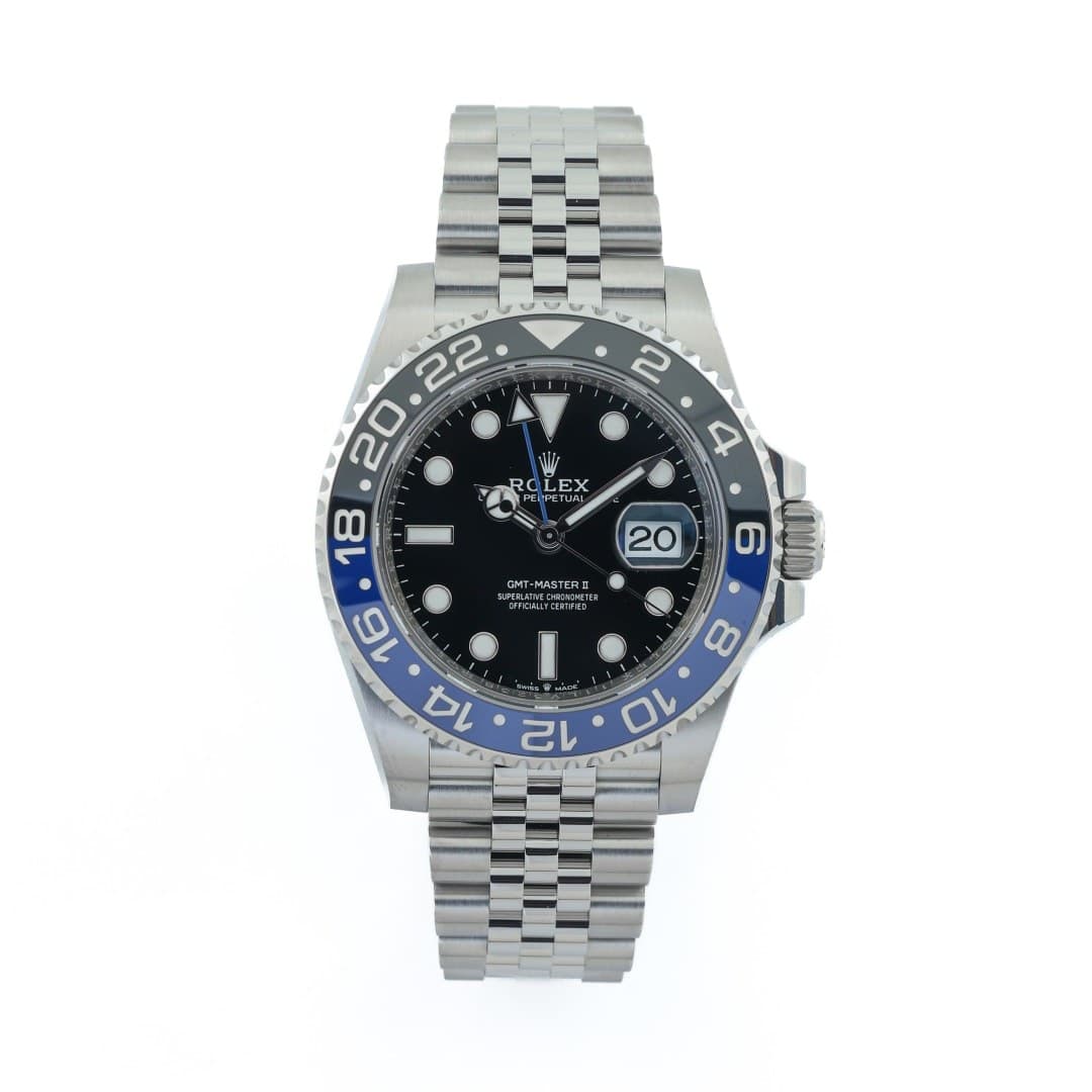 Rolex GMT-Master II Steel Jubilee Black Dial "Batgirl" 40mm