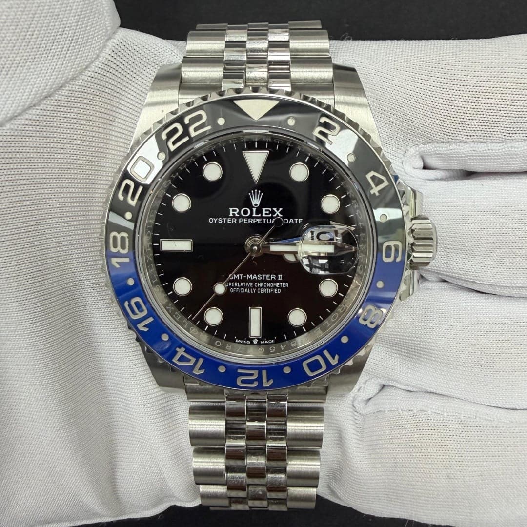 Rolex GMT-Master II Steel Jubilee Black Dial "Batgirl" 40mm