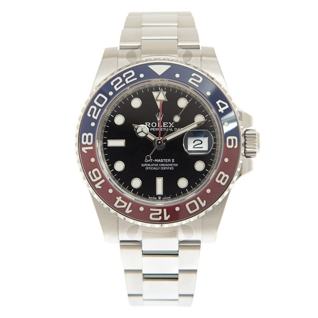 Rolex GMT-Master II Steel Black Dial "Pepsi" 40mm
