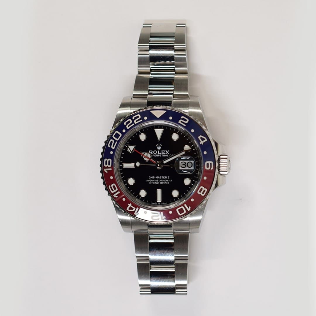 Rolex GMT-Master II Steel Black Dial "Pepsi" 40mm